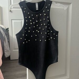 Brilliant stones bodysuit from Discovery.